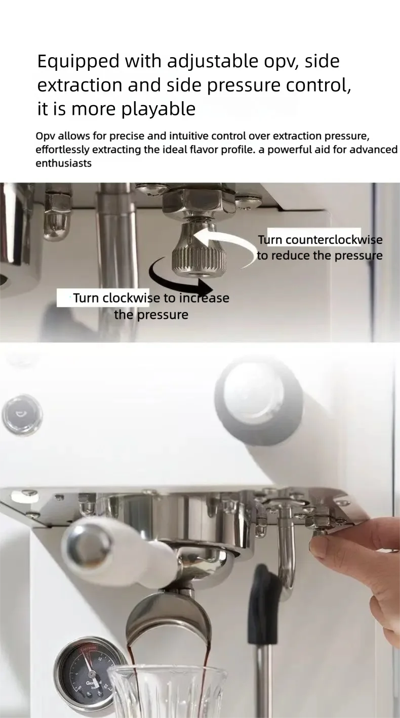 Gemilai G3007Z private label with dual boiler pump multifunctional professional electrical espresso coffee machine