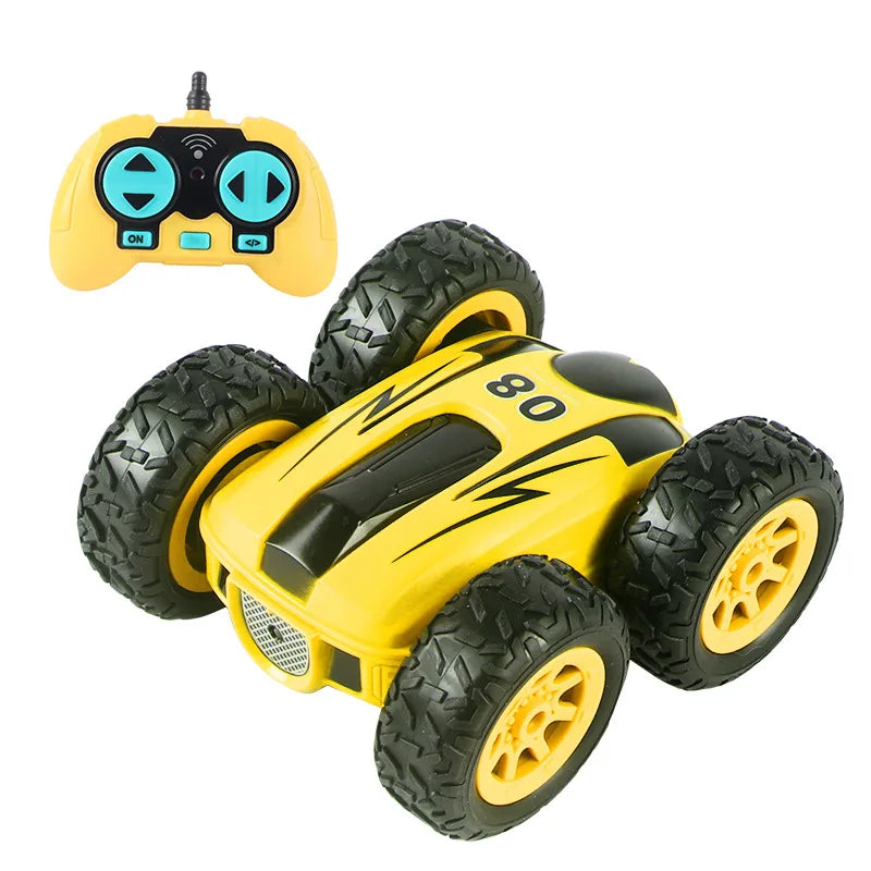 2.4G 4wd Mini Rc Stunt Car High Speed Drift Buggy Double-sided Remote Control Cars 360° Flip Kids Robot Boy Toy
