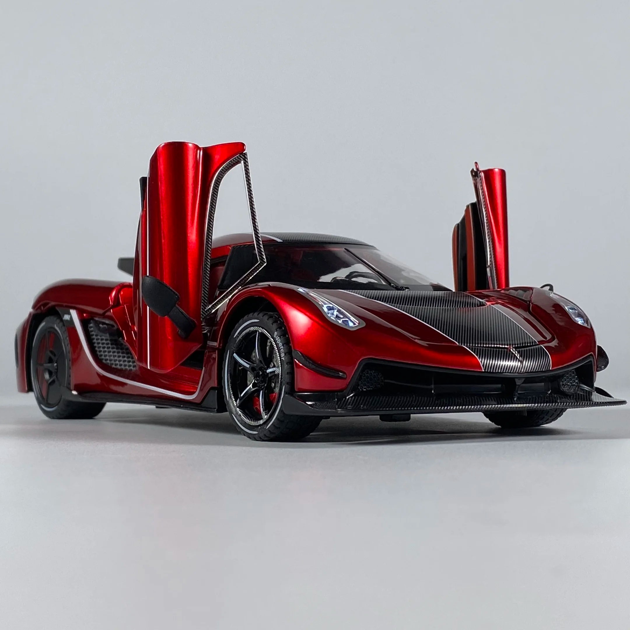 1:24 Jesko Absolut Supercar Alloy Metal Diecast Model Car Auto Accessories Store Central Control Screen Interior Ornaments Gifts