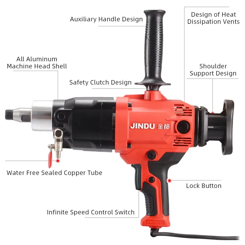 Mixer Multifunctional Putty Powder Paint Mixer Drilling Machine High-power Water Electric Drill Project Drilling Machine