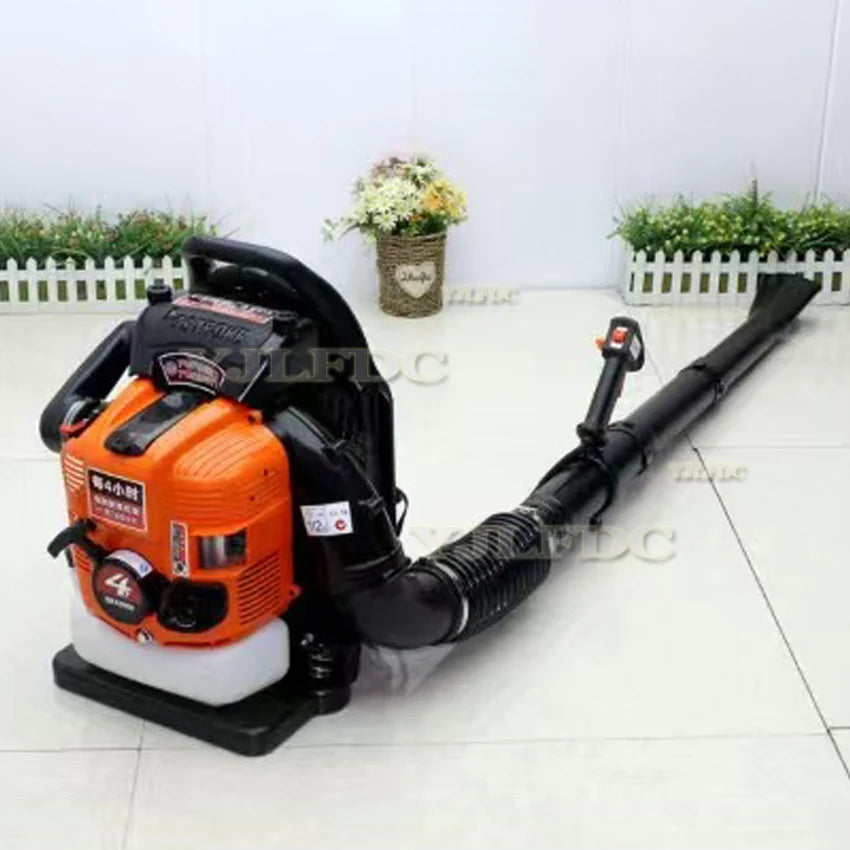 75.6Cc BBX9900 Air Blower Four-Stroke Knapsack Snow Blower Petrol Leaf Blower Leaf Vacuum Wind  High Vacuum Fan
