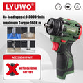 LYUWO Brushless Cordless Electric Screwdriver Kit with Fast-Charging Battery,LED Work Light&Ergonomic Grip(Drill/Driver 2-in-1)