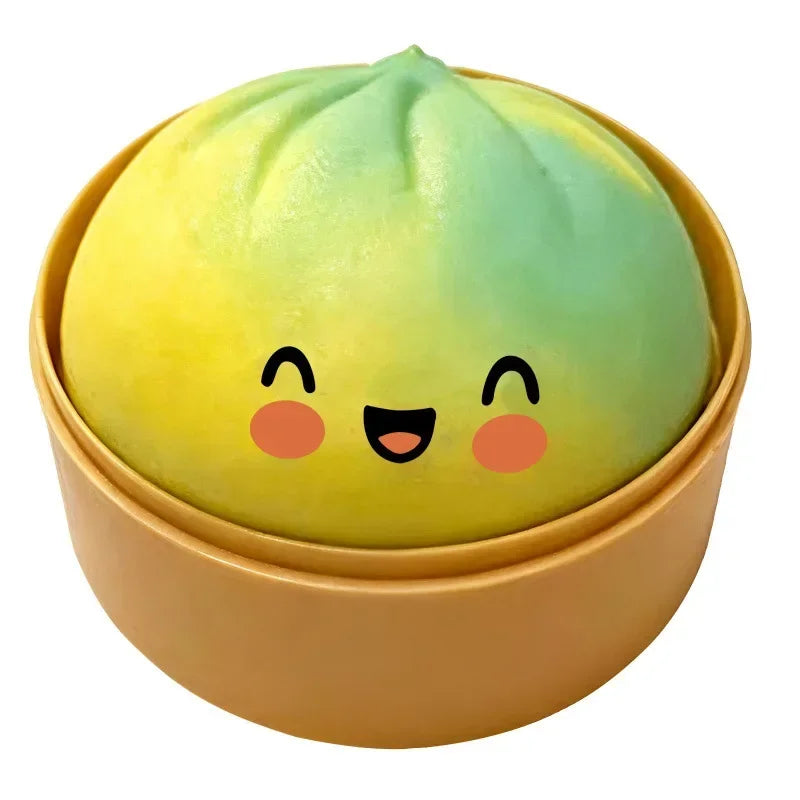 Dumpling Toy Adorable Playful Design Release Pressure Relieve Anxiety Enhance Happiness Decompression Toys Ornaments