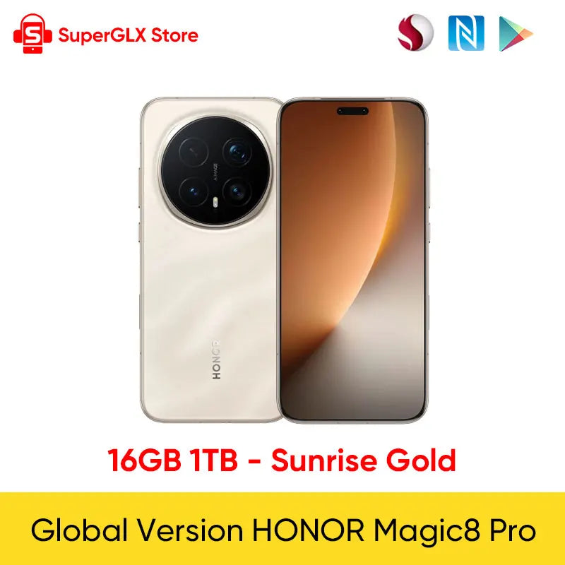 Global Version HONOR Magic8 Pro 5G Smartphone Snapdragon 8 Elite Gen 5 6.71" OLED Display 7100mAh 100W SuperCharge Support eSIM
