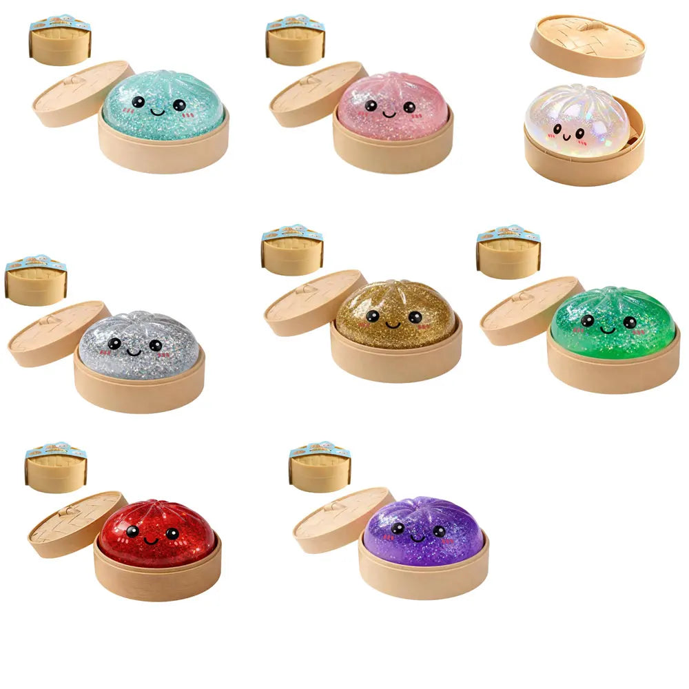 Dumpling Shape Slow Rising Stress Ball Reusable Squeeze Home Decor Festival Birthday Gift 2026 New In Stock