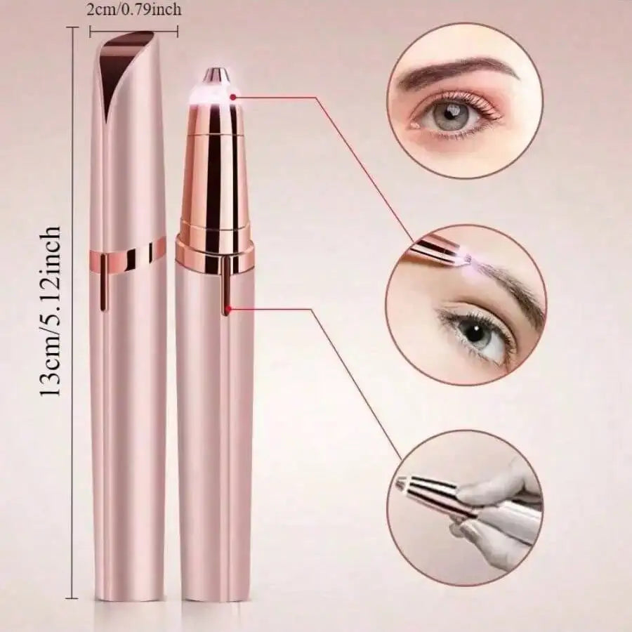 Usb Rechargeable Painless Precision Portable Electric Eyebrow Trimming Pen Eyebrow Hair Remover