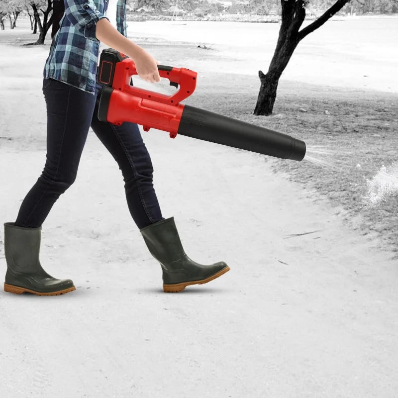 Cordless High Powerful Electric Air Blower Adjustable Efficient Leaf Snow Dust Cleaning Blower Tool For Milwaukee M18 Battery