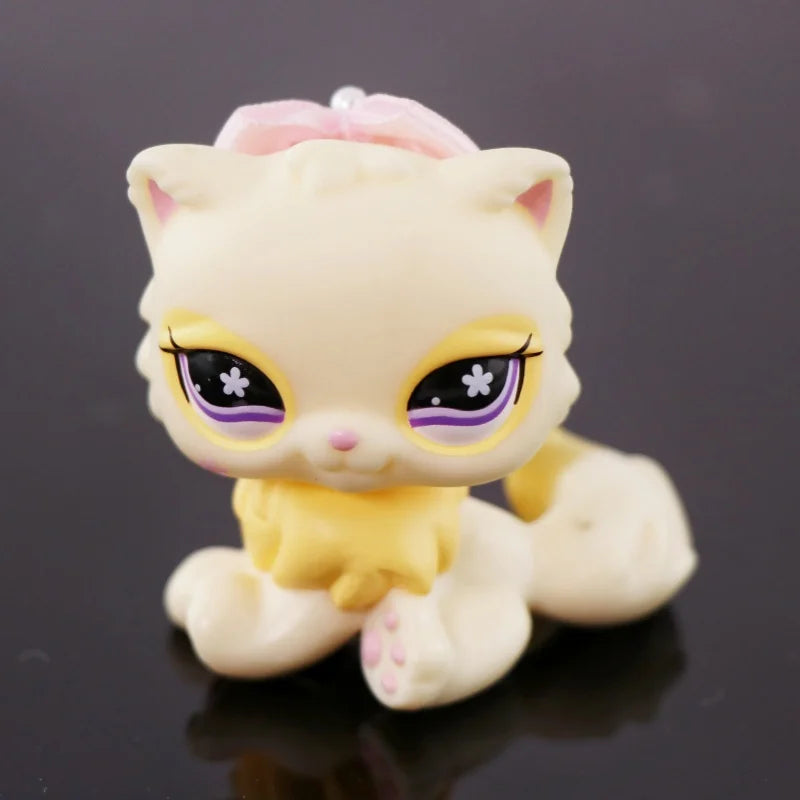 LPS Mini Pet Shop Bobble Head Cute Toy Persian Cat 040 Children's Gift for Boy and Girl