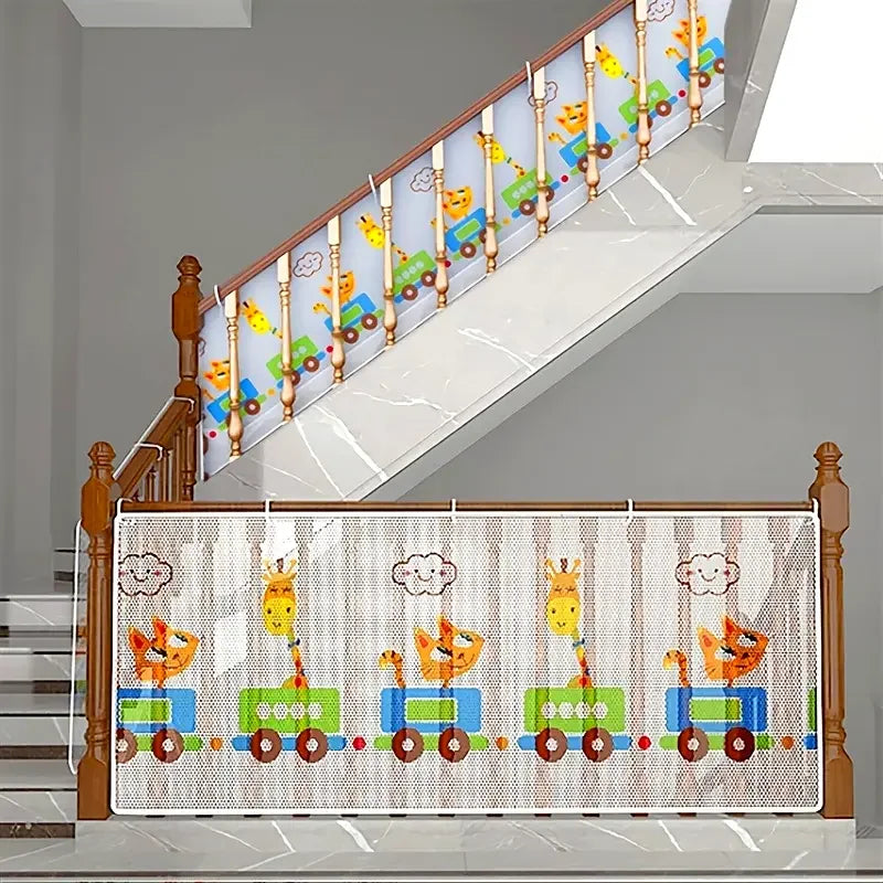 Banister Guard, Balcony Safety Net for Kids Pet Balcony Guard Balcony Netting for Pets Rail Net for Balcony Apartment Cat Nett