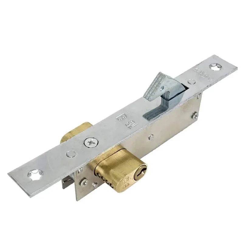 Iron gate/Sliding door hook lock, Copper hook, for Plastic steel door,Copper lock cylinder, More strong