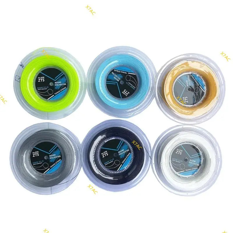 X7AC High Quality Polyester Tennis String Durability Smooth Round Tennis Strings for Improved Ball Speed and Spin