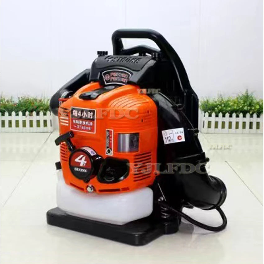 75.6Cc BBX9900 Air Blower Four-Stroke Knapsack Snow Blower Petrol Leaf Blower Leaf Vacuum Wind  High Vacuum Fan