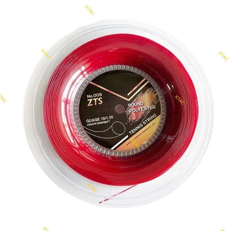 X7AC High Quality Polyester Tennis String Durability Smooth Round Tennis Strings for Improved Ball Speed and Spin