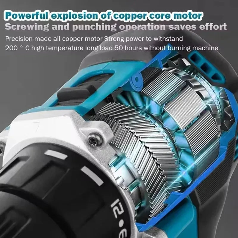 Makita Original DDF487 Cordless Driver Drill 18V Brushless Electric Impact Screwdriver Rechargeable Power Tool only tool