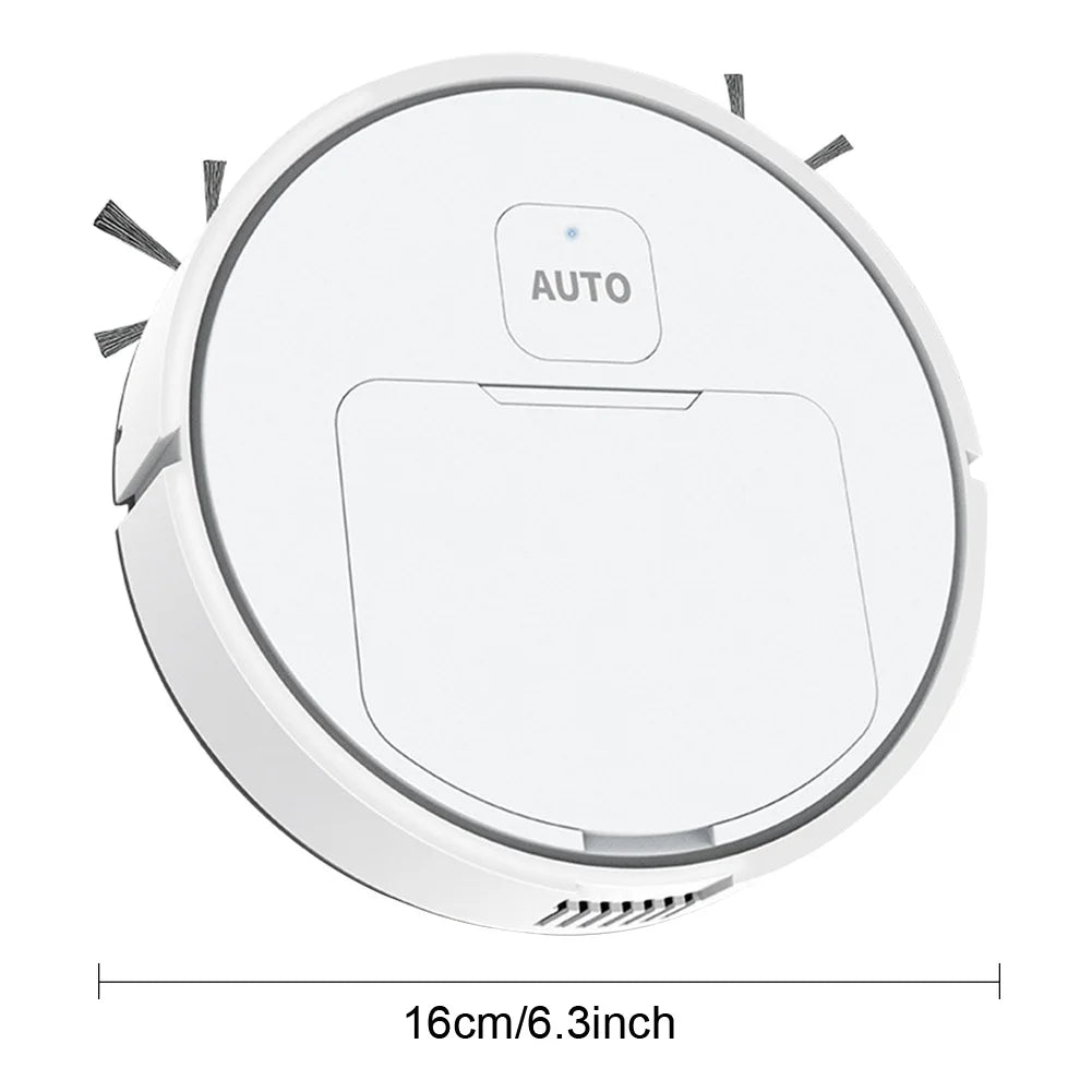 Sweeper Robot 75 Min Runtime Robotic Vacuum and Mop Combo USB Rechargeable 1000Pa Suction for Home Floor Washing Carpet Pet Hair