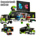 Compatible Sets City Series E-Sports Competition Truck 60388 Children's Educational Assembly Building Block Children's Toys Gift
