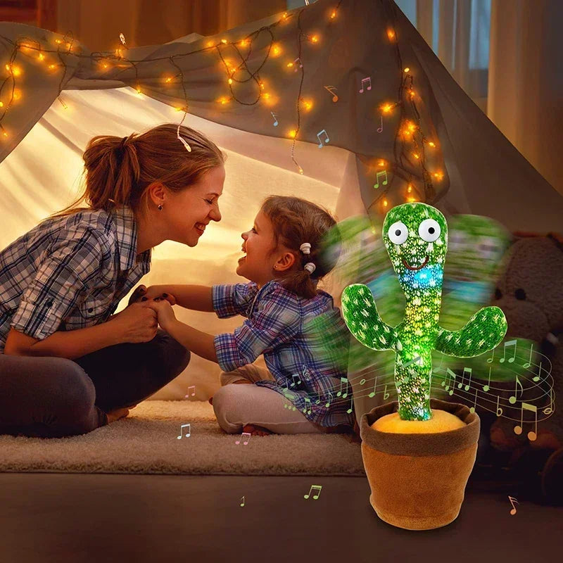1pc Dancing Cactus Toy,Repeat Talking ,Song Speaker Wriggle Dancing Sing Talk, Plushie Stuffed ,Interaction and Decoration
