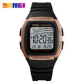 SKMEI 1278 Chrono Countdown Men Wristwatch Casual Outdoor Male Clock Luminous montre homme Digital Dual Time Sport Mens Watches