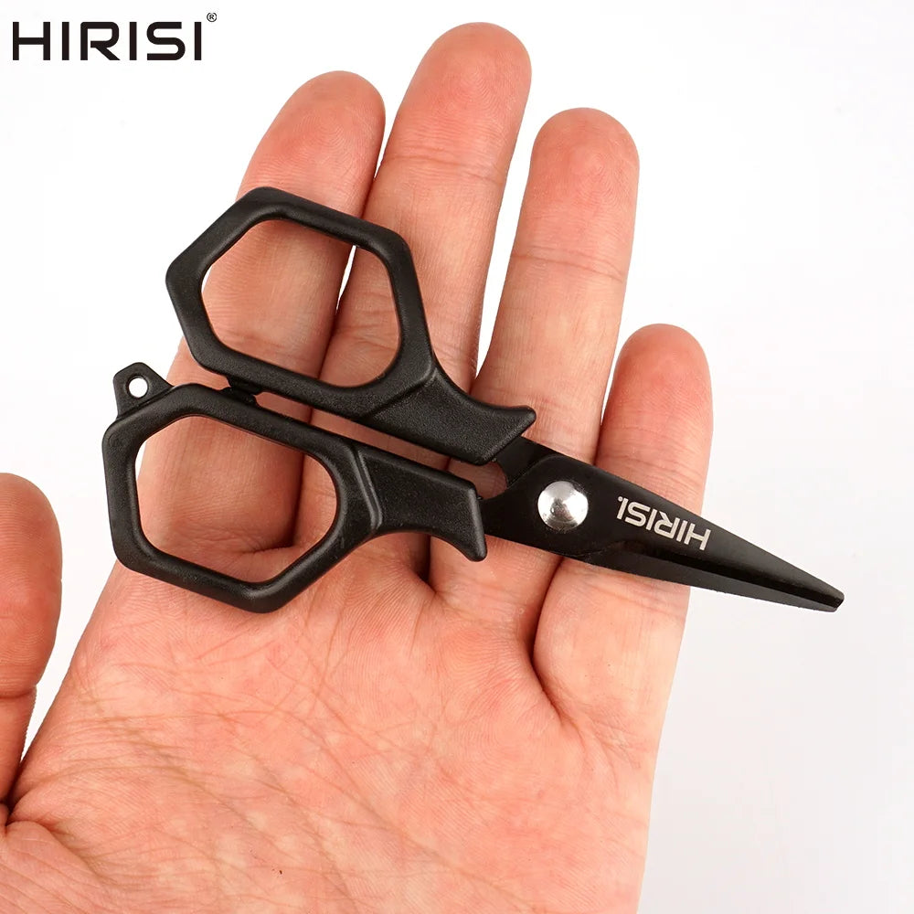 Hirisi Carp Fishing Scissors Stainless Steel Rust-Proof Scissor Fishing Line Cutter for Braid/PE Line Fishing Pliers Tools JD13