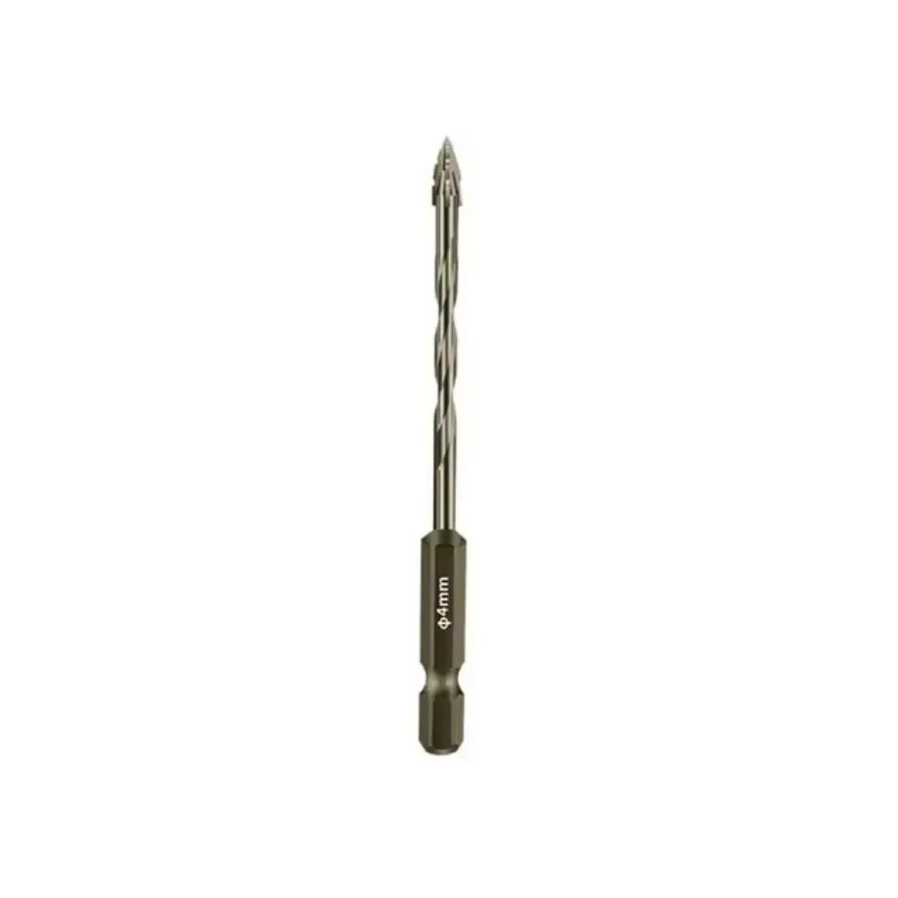 1Pcs Four-Edged Serrated Eccentric Drill Bits Set High Hardness Hexagonal Simple Installation Skewed Head Drill Bit Set