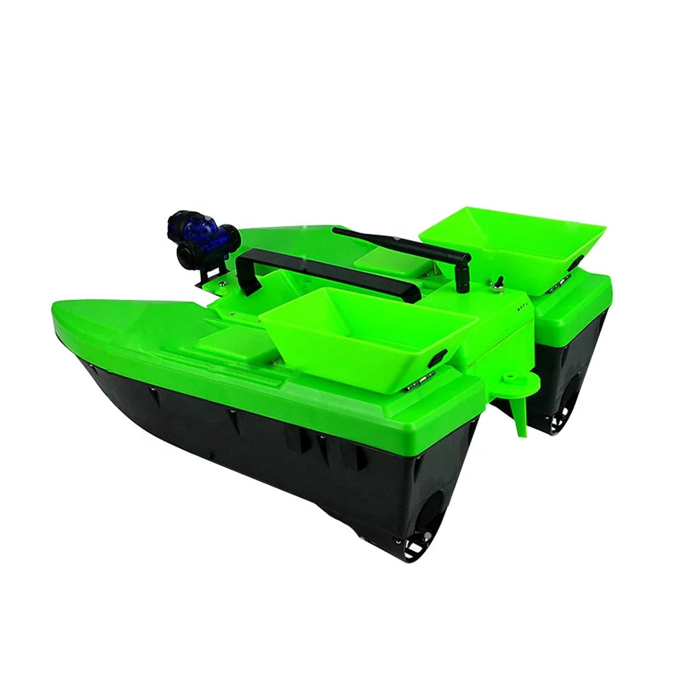 Fishing Bait RC Boat, 3 Cabins Bait Boat Wireless Remote Control 500M 2Kg Load-Bearing Professional Fishing Bait Boat