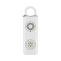 Self Defense LED Flashlight USB Rechargeable Keychain Light with Safety Alarm Protective Supplies Women Outdoor Emergency Tool