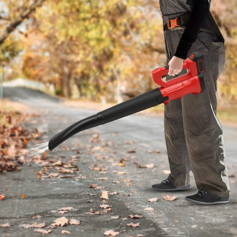 Cordless High Powerful Electric Air Blower Adjustable Efficient Leaf Snow Dust Cleaning Blower Tool For Milwaukee M18 Battery