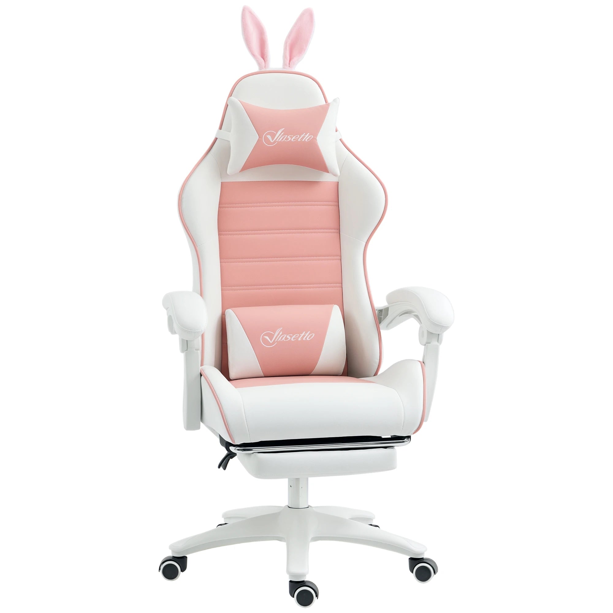 Vinsetto Pu Leather Swivel Gaming Chair with Adjustable Height 65X63X136-142Cm