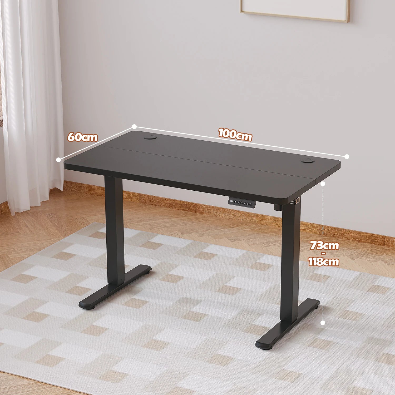 Devoko Height Adjustable desk with USB Socket desk Height Adjustable Electric Stand Seat Adjustable Computer