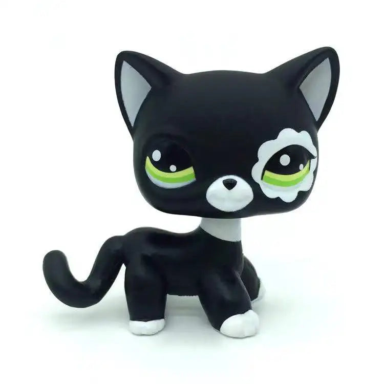 New Rare Lps Pet Shop Toys Shorthair Cat Cute Tiger Cat Lps Action Classic Gifts Children's Gifts