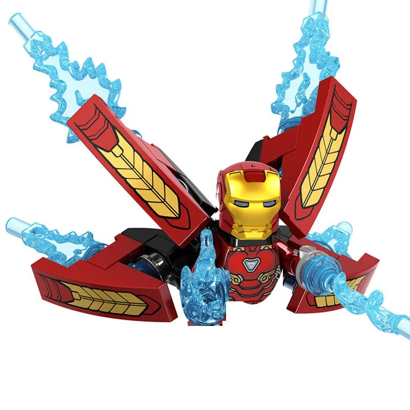 Heros Iron Tony Stark Hulkbuster Gauntlet War Machine Model MK85 Building Block Toys Bricks Gift For Kids