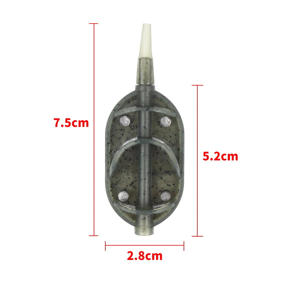 Hirisi Carp Fishing Method Feeder Cage 30g/40g/50g/60g QuickRelease Bait Cage Basket Bait Fishing Tackle Accessories