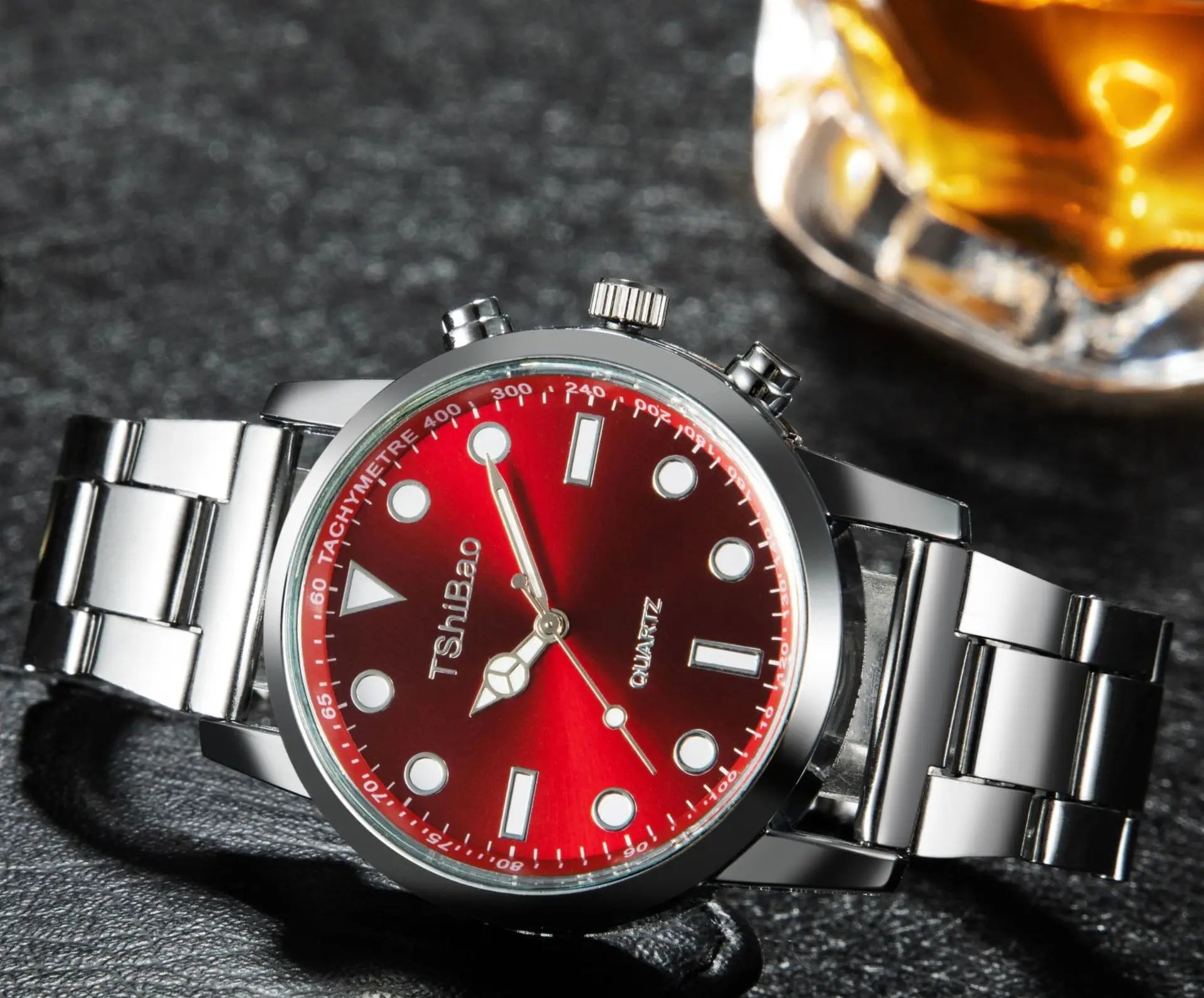 Luxury Wrist Watches for Man Fashion Analog Quartz Watch Stainless Steel Strap Male Watch Casual Digital Bracele Watch