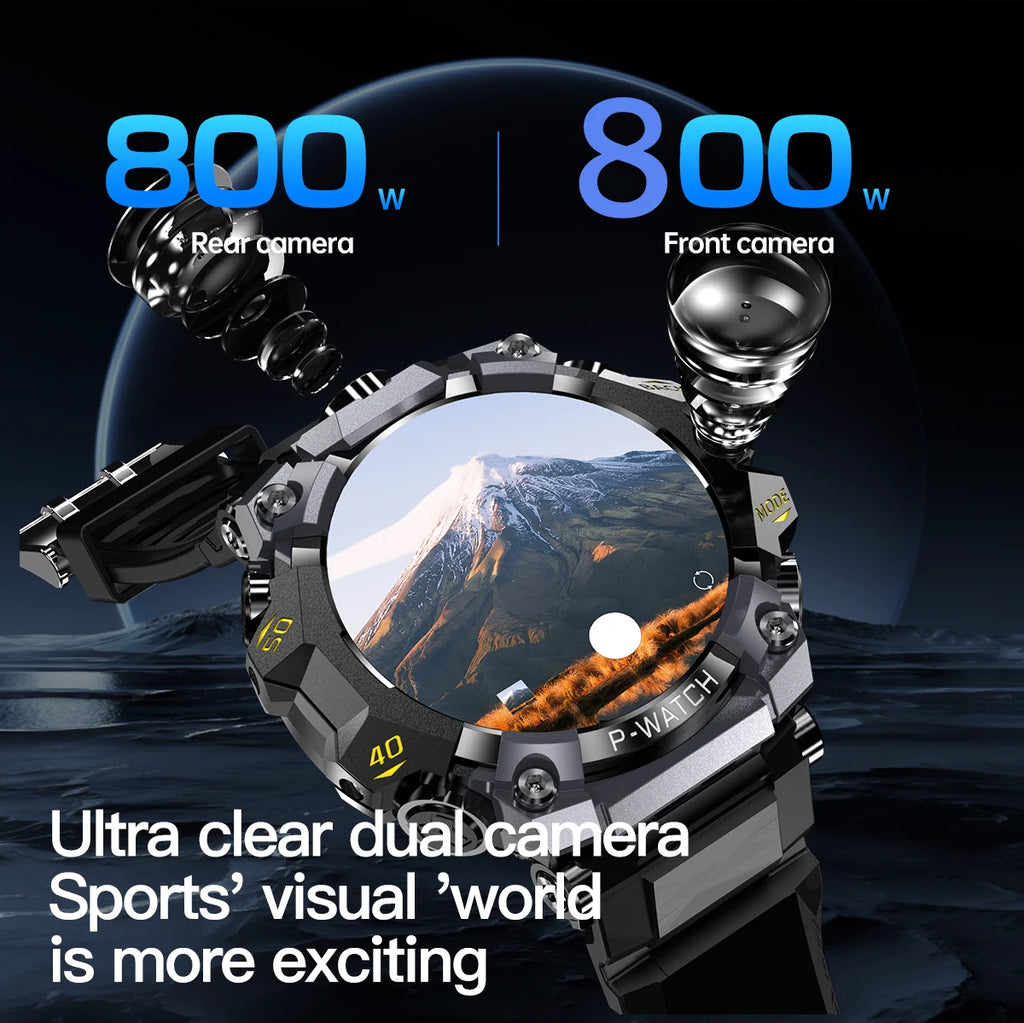 Q668 Smartwatch Android 10.0 Smart Watch With 1.95 inch Amoled HD Screen inset 4g/5g Sim Card GPS WIFI IP68 Waterproof 512GB