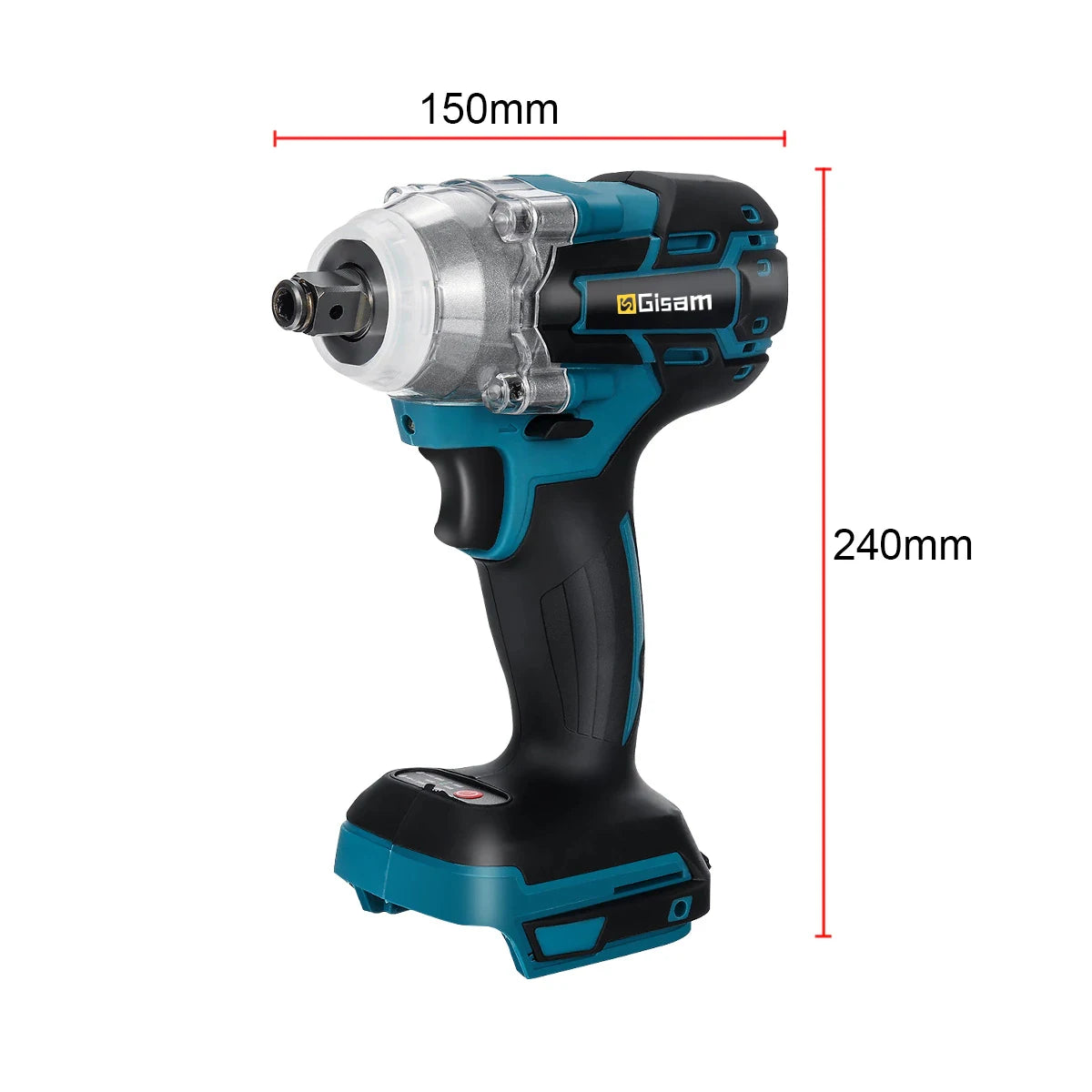 2 IN 1 Brushless Cordless Electric Impact Wrench 1/2 inch Socket Screwdriver Power Tools Without Battery For Makita 18V Battery