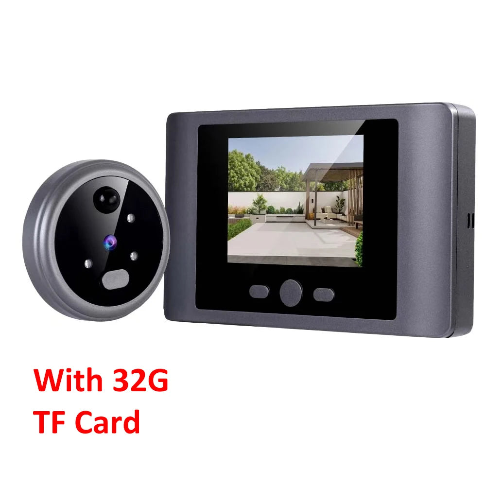 2.8" LCD Screen IR Night vison PIR Motion Detection Digital Electronic Viewer Bell Door Peephole HD Camera Photo Video Recording