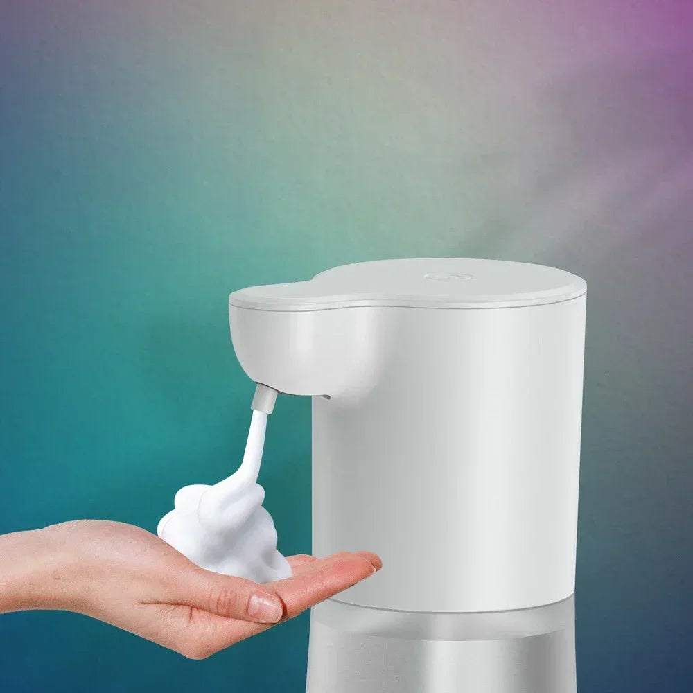 600ml Touchless Automatic Soap Dispenser 1200mah Frosted Intelligent Foam Machine Infrared Sensor For Hand Washing