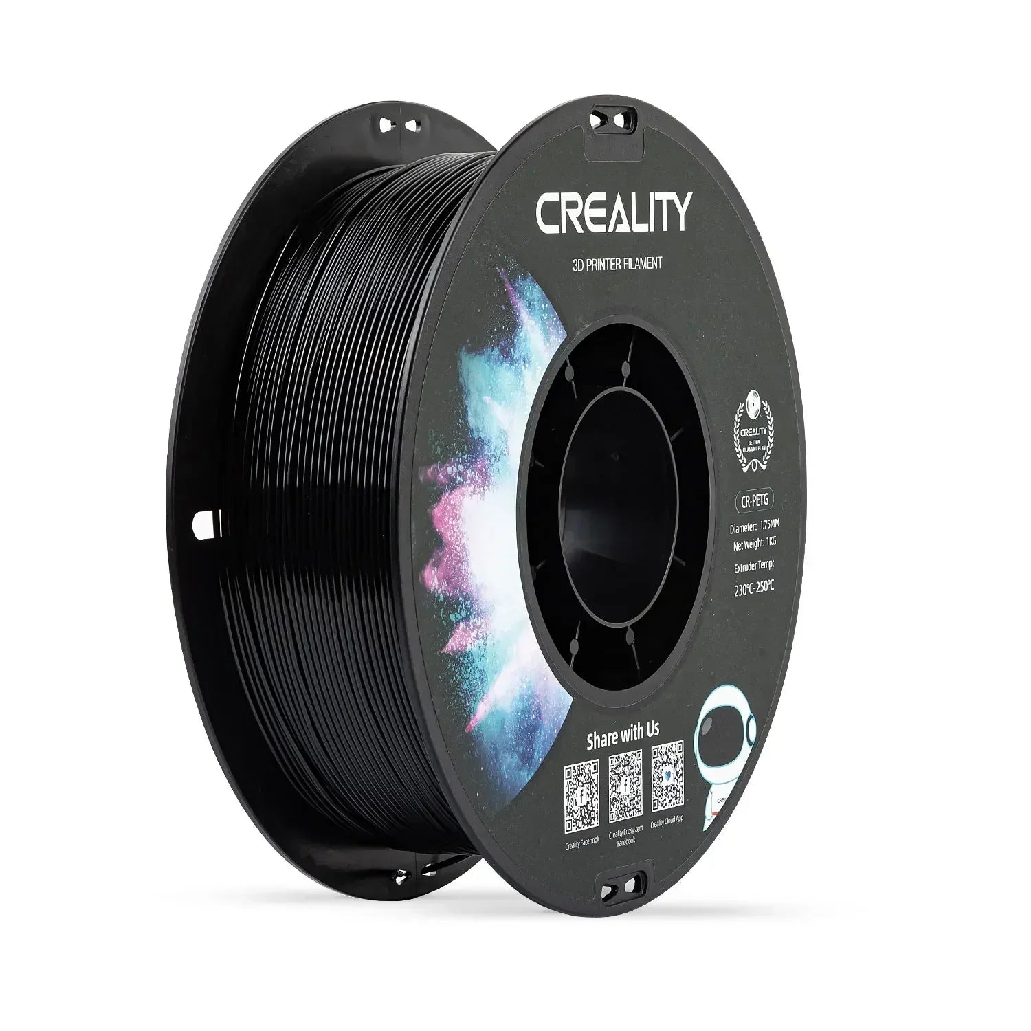Original CREALITY Printer CR-PETG Filament 1KG 1.75mm 7 Colors Choose High Temperature Eco-friendly Odorless Non-toxic Excellent