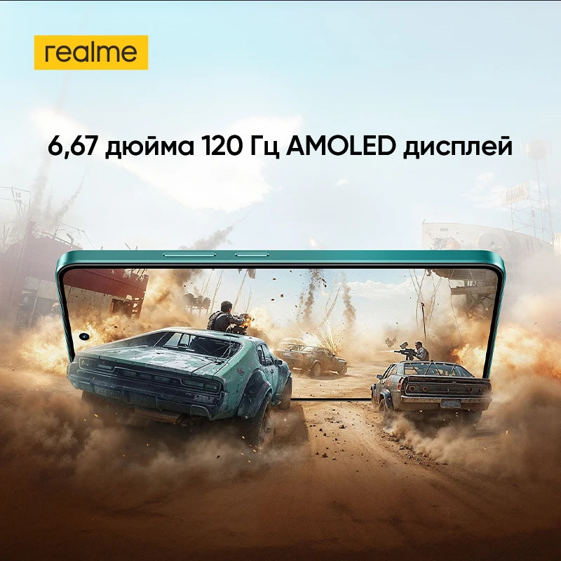 [Fast Shipping] realme P3 5G Smartphone Snapdragon® 6 Gen 4 Chipset 6000mAh Battery 45W Charge 6.67" 120Hz AMOLED Display NFC