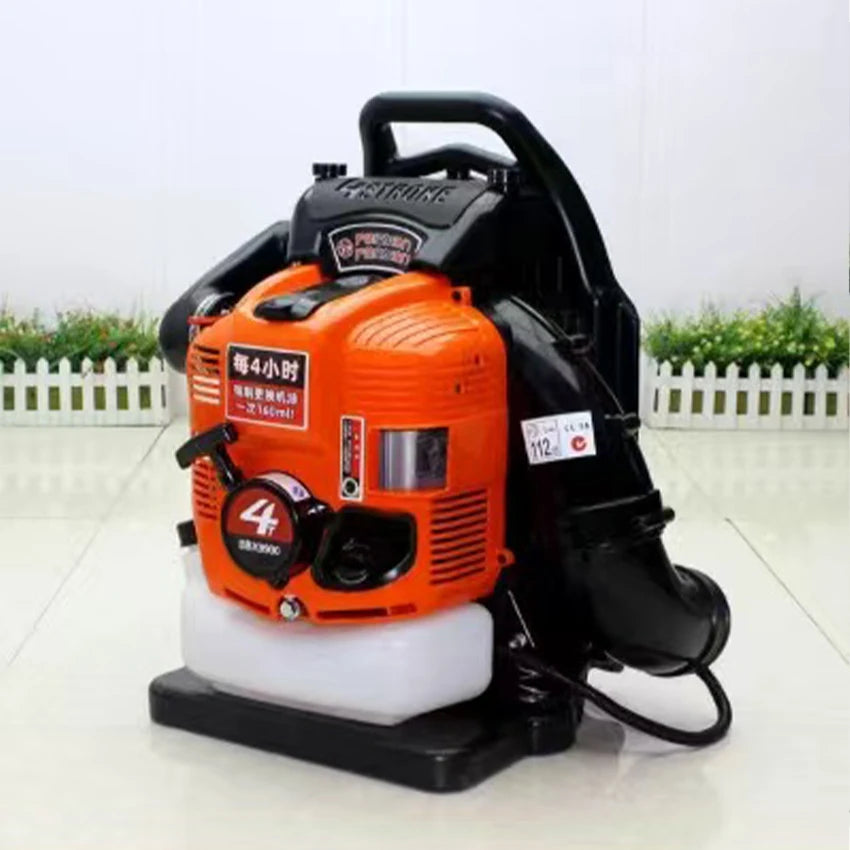 75.6Cc BBX9900 Air Blower Four-Stroke Knapsack Snow Blower Petrol Leaf Blower Leaf Vacuum Wind  High Vacuum Fan