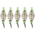 5Pcs Fishing Bait Trap Cage, Spring Feeder Basket Holder, Lure Bait Cage Fishing Accessories, Carp Fishing Tackle for Easy Bait