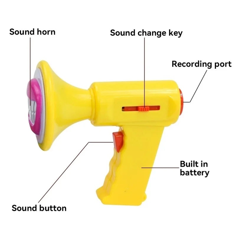 Voice Changer for Kids - Megaphone with 6 Sound Effects - Role-Playing Voice Speaker for Boys and Girls ﻿