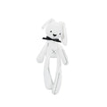Cartoon Animal Stuffed Baby Toy with Hanging Rattle Soft Plush Wind Chimes Gift for Bed Crib Car Seat Travel Stroller