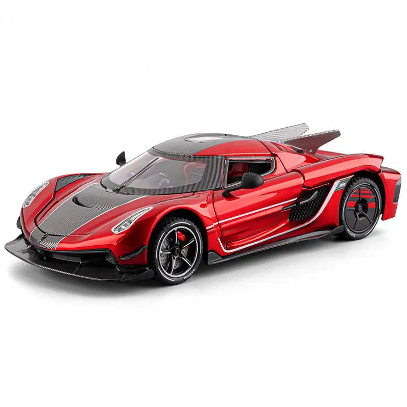 1:24 Jesko Absolut Supercar Alloy Metal Diecast Model Car Auto Accessories Store Central Control Screen Interior Ornaments Gifts