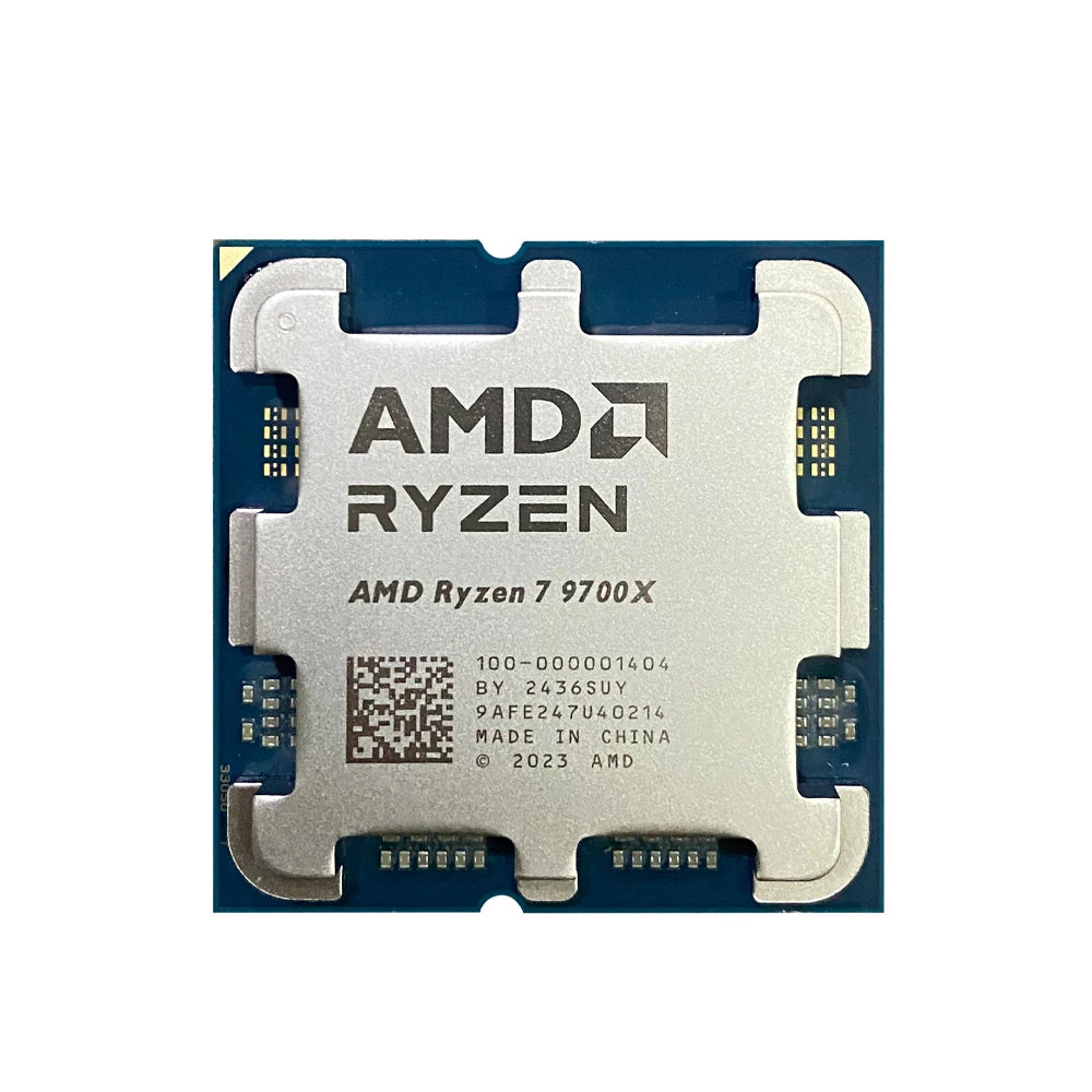 AMD Ryzen 7 9700X 8-Core 16-Thread 4NM L3=32M NEW 3.8GHz Processor 65W DDR5 Socket AM5 R7 9700X but without fan