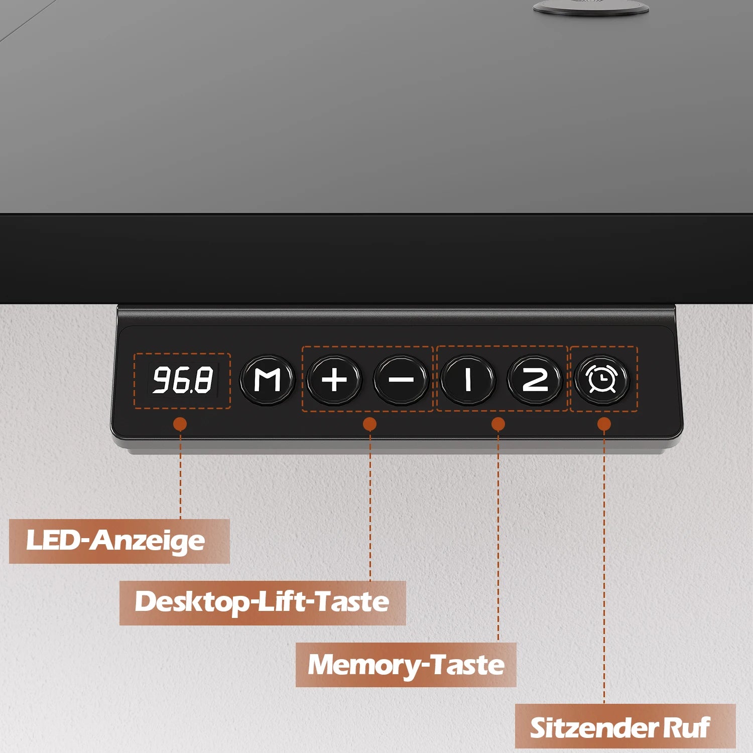Devoko Height Adjustable desk with USB Socket desk Height Adjustable Electric Stand Seat Adjustable Computer
