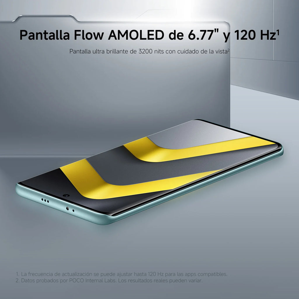 【New Product】Xiaomi Official |   Poco M8 5g |   Charger Not Included |   Snapdragon ®   6Th Gen 3 |   6.77" 120 Hz Flow Amoled Display |   7.35mm Curved and Elegant 3D Design |   Next-Generation 50Mp Ai Dual Camera Syste