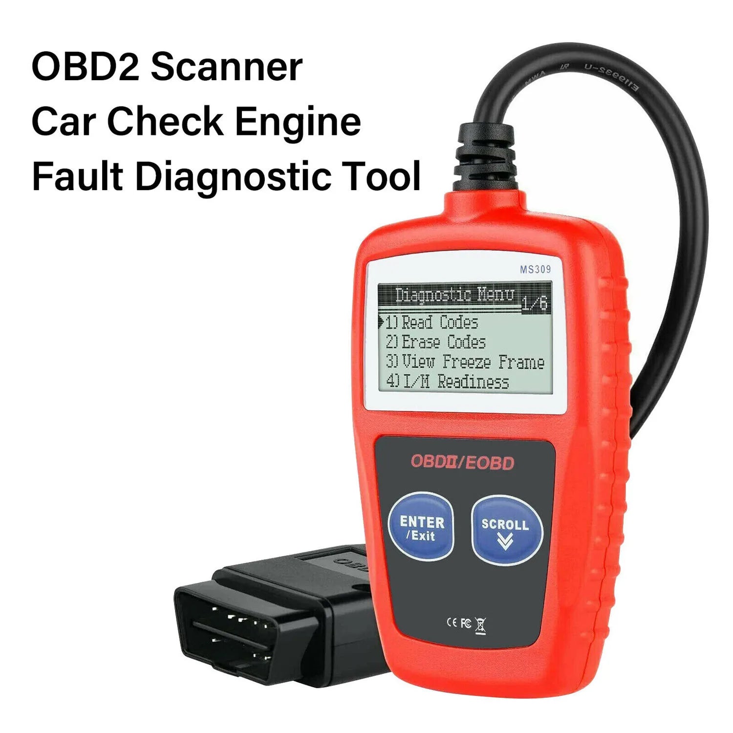 Car Fault Code Reader Automotive OBD OBD2 Scanner Code Reader Car Check Accurate Engine Fault CAN Diagnostic Tool
