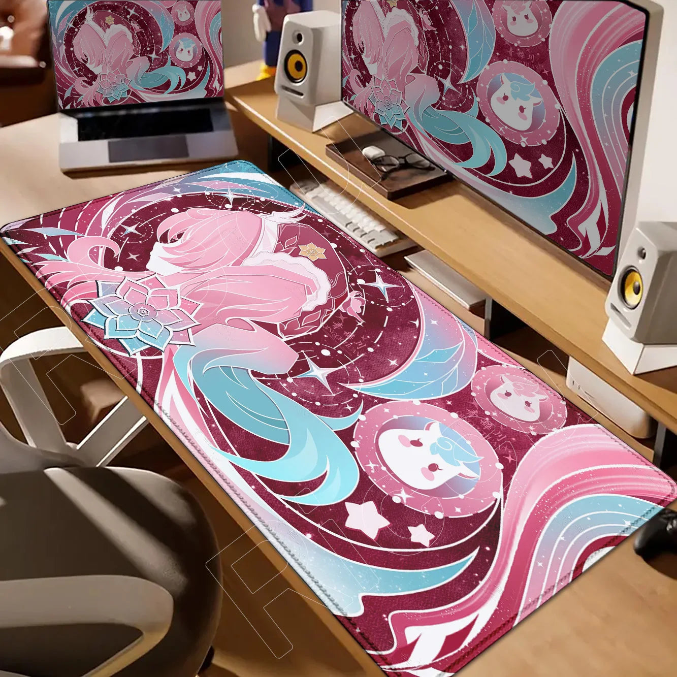 Castorice Evernight Cyrene Mouse Pad Honkai Star Rail Large Mousepad Computer Keyboard XXL Anime Pc Gaming Accessories Desk Mat