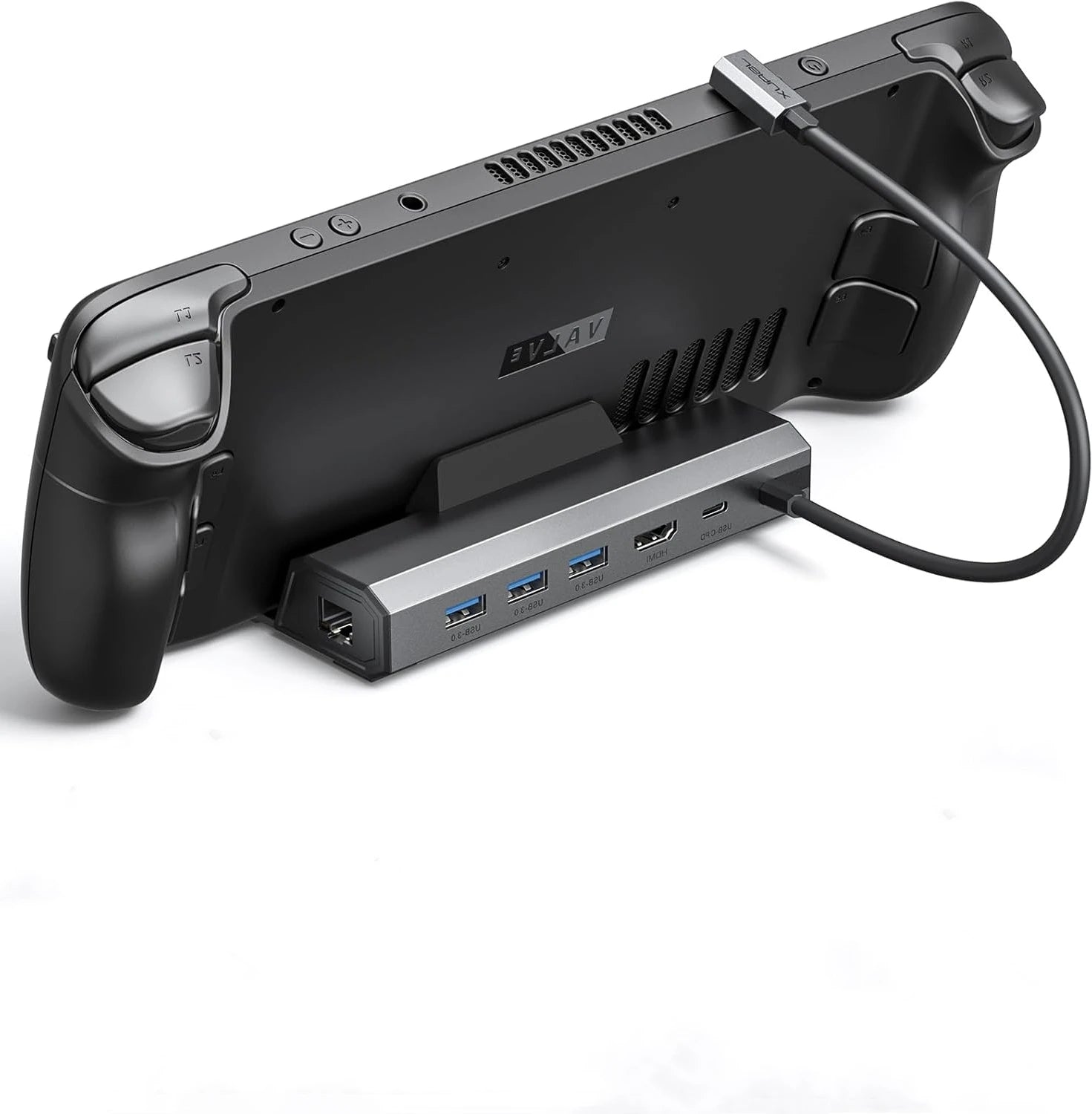 Legion Go 4K@120Hz Docking Station, 6-in-1 Legion Go S Dock with with HDMI 2.1, Gigabit Ethernet, 3 USB 3.0, 100W Charge, HB0603
